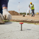 Gray Premium Galvanised Survey Point Nails for Precision Marking
