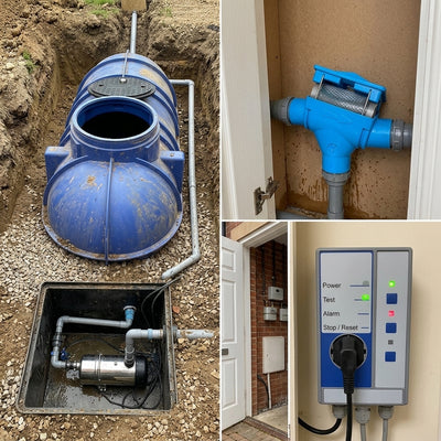3400L Underground Direct Pressure Rainwater Harvesting System