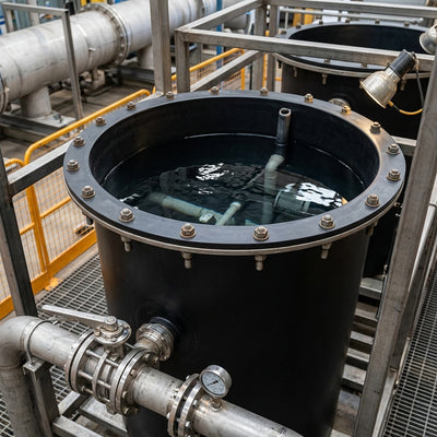 1000 Litre Vertical Open Top Water Tank, UV Stabilised Polyethylene