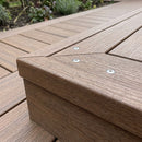 Angle 40mm x 40mm Warm Chestnut 2.2m Composite Board