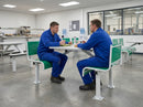 2-Seater Canteen Bench & Table Unit, 1.2mm Steel, 4 Colours
