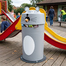 Mouse Animal Face Litter Bin, 90 Litre Capacity