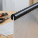 U-Profile Rubber Edge Protector 4x6mm for 1mm Panels - 1m EPDM