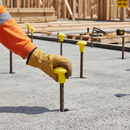 Gray Premium Rebar Identification Caps - Durable Mushroom-Shaped Protection (Bag of 250)