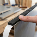 Black Expanded EPDM Foam Strip 15x12mm, Self Adhesive - 10m Roll (view 2)