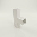 72x72mm Flush Joint Downpipe Branches — 92.5° & 112.5° — RAL 9016 / 92.5 Degrees