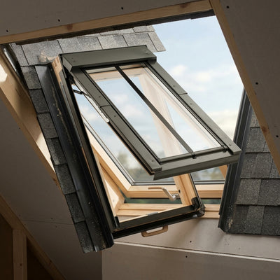 Top Hung Roof Window 3570mm x 780mm Laminated Pine