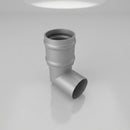 Traditional Aluminium Downpipe Bends 63mm Dia 92.5° 112.5° — RAL 9006 / 92.5 Degrees