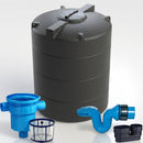 2500L Polyethylene Water Tank with Rainwater Harvesting Kit (view 2)
