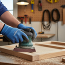 Dim Gray Premium Sanding Pad Hook & Loop 93mm x 93mm 40 Grit (Pack of 5)