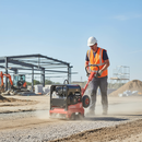 Gray Heavy Duty Reversible Plate Compactor with Hydraulic Mechanism