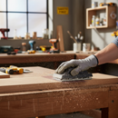 Dark Olive Green Premium Sanding Paper Roll 115mm X 5m - 120 Grit for Versatile Use