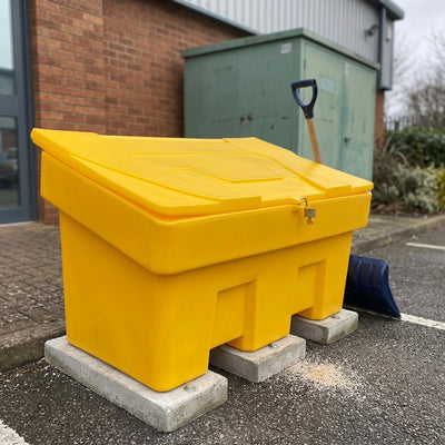 12 Cu Ft Grit Bin - 400kg Capacity Polyethylene