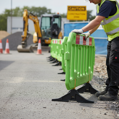 High-Performance Chapter 8 Gate Barrier - Green