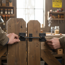 Heavy Duty 4 Inch (100mm) Wire Cabin Hook Eye Latch - Weatherproof Closure for Gates and Doors