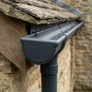 Half Round Aluminium Gutter Stop End - 125mm