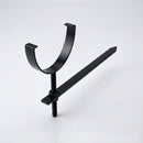 130mm Rise and Fall Gutter Bracket for Deepflow Aluminium System — RAL 9005