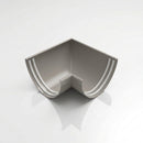 90° Aluminium Gutter Angle 130mm - Marine Grade — RAL 7036