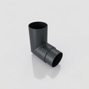 Flush Joint Aluminium Downpipe Bends 63mm Diameter — RAL 7016 / 92.5 Deg