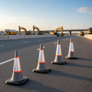 Dark Slate Gray Replacement Traffic Cone Sleeves - Pack of 25 in Multiple Sizes