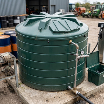 10,000L Bunded Oil Storage Tank – UV-Resistant Polyethylene