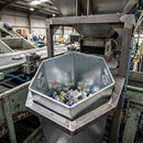 84 Litre Hexagonal Galvanised Steel Bin Liner with Internal Handles