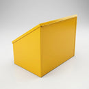 630 Litre galvanised steel storage unit with sloping lid (view 2)