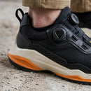 S7S Waterproof Safety Trainer with Freelock Fastening - Black/Rust