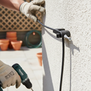 Light Gray Heavy Duty PVC Coaxis Wall Fixing Kit for Secure Installations