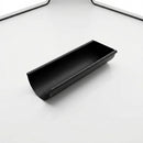 Aluminium Gutter Sample - Standard Profile — Textured Black