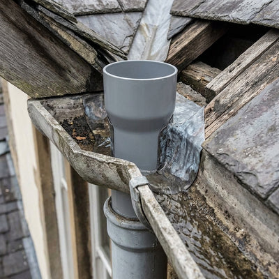 Asbestos Cement Gutter Outlet 110mm to 117mm
