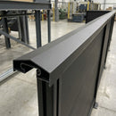 Capping Rail 2.45m Black