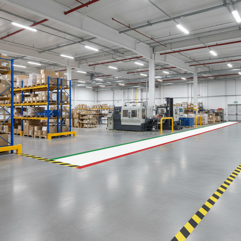 Dark Gray Heavy Duty Self-Adhesive Floor Marking Tape - 50mm & 75mm Widths