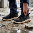 S7S Waterproof Safety Trainer with Freelock Fastening - Black/Rust