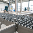 Dim Gray Premium M Clips for GRP Open Mesh & Mini Mesh Grating - Durable Fastening Solution