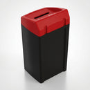 33 Litre Paper Cup Lid & Sleeve Recycling Bin with Slot Aperture (view 2)
