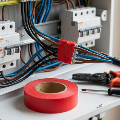50mm Red PVC Electrical Insulation Tape - 33m