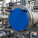 12" Class 150 Flange Stud Hole Insert - Blue LDPE (view 2)