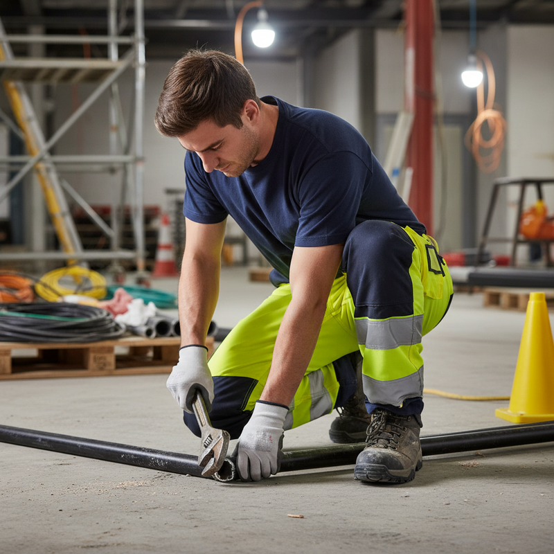 Dim Gray High-Visibility Two Tone Trousers - Premium Comfort and Safety