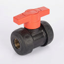 3/8" BSP Female Polypropylene Ball Valve, 16 Bar (view 2)