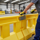 Goldenrod Premium Safety Barrier Side Joining Plate for Secure Interlocking