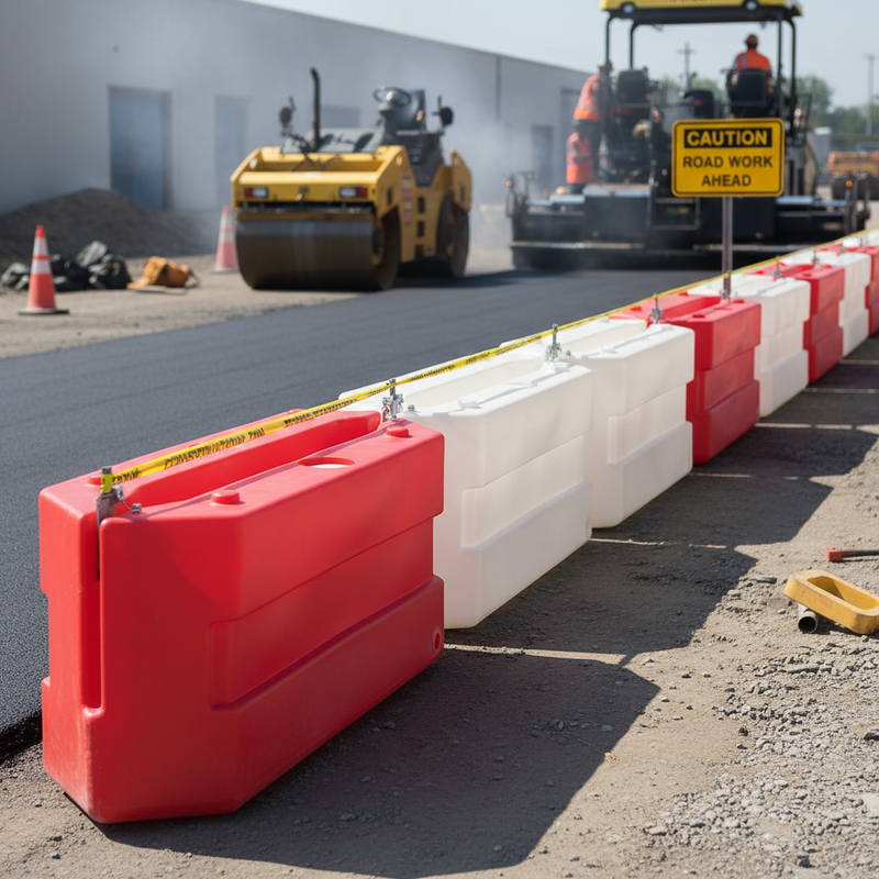 Dim Gray Premium Mini Water-Filled Fence Block for Secure Fencing