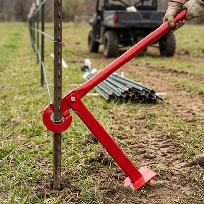T-Post Pulling Device for Fence Installation