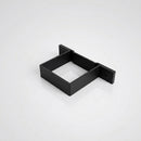 Aluminium Downpipe Clip 72×72mm with 5mm Wall Spacing — RAL 9005