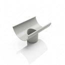 Half Round Aluminium Gutter Outlet 76mm – Marine Grade — RAL 7035