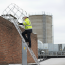 White Smoke Premium Galvanised Steel Access Ladder Kit for Safe Height Access with Corrosion Resistance