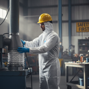 Dark Slate Gray Disposable Protective Coverall Type 5/6 Pack of 20 - White