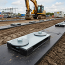 Dark Slate Gray Heavy Duty Metal Reinforcement Connector Plates for Ground Mats