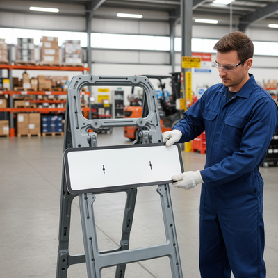 Premium Quick-Fit Supplementary Plate 725x275mm for Custom Signs