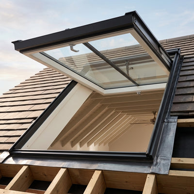 Top Hung Rooflight 2570H White Paint Laminated